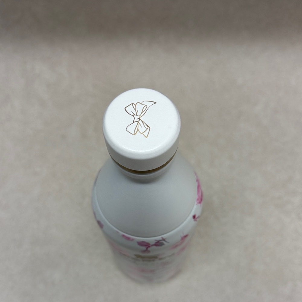 Love Shack Fancy Stanley White Bottle with Pink Floral Pattern - Picture 3 of 7